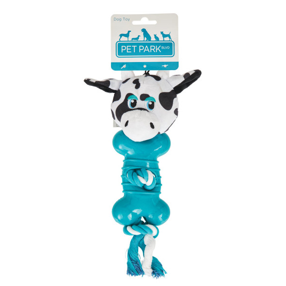 Boss Pet Pet Park Blvd Ropers Cow Dog Toy