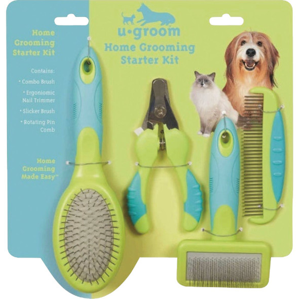 U-groom Starter Grooming Kit (4-Piece) US1007 04