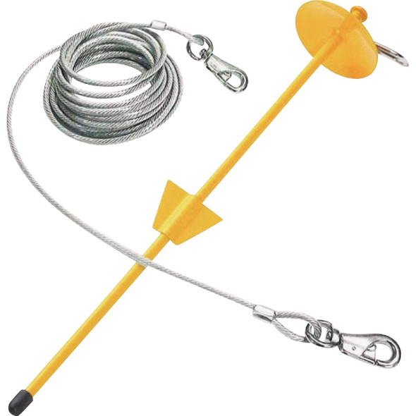 Boss Pet Guardian Gear XL Dog Stake & Tie-Out Combo, 30 Ft. Q5730DOM99