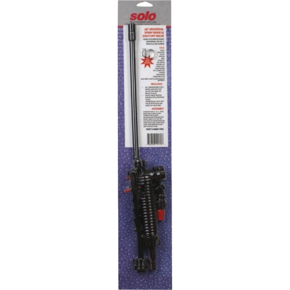 Solo 28 In. Universal Wand and Shut-Off Valve Assembly With Lock-On/Lock-Off Solo 28 In. Universal Wand and Shut-Off Valve Assembly With Lock-On/Lock-Off