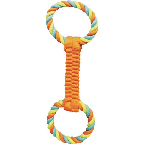 Boss Pet Chomper Ballistic Weave with Rope Tug Dog Toy WB15526