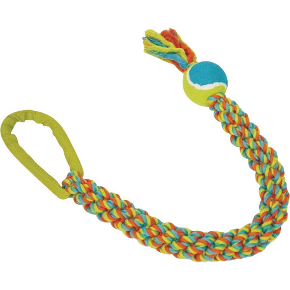 Boss Pet Chomper Rope with Ballistic Loop Tug Dog Toy WB15524