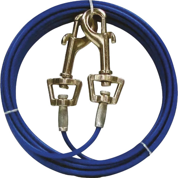 Boss Pet Guardian Gear Medium Dog Swivel Snap Dog Tie-Out, 10 Ft. Q231000099 Boss Pet Guardian Gear Medium Dog Swivel Snap Dog Tie-Out, 10 Ft. Q231000099