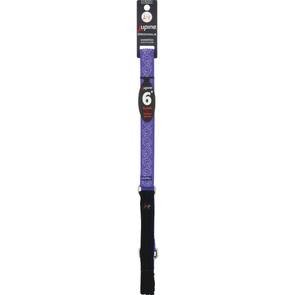 Lupine 1 In. x 6 Ft. Woven Pattern Jellyroll Dog Leash 96959
