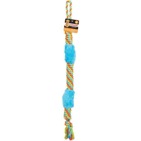 Boss Pet Chomper Plush Rope Tug Dog Toy WB15523 741437