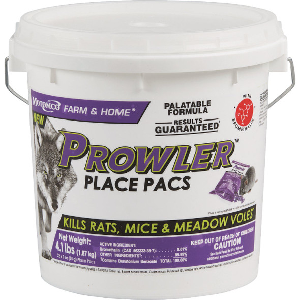 Prowler 4.1 Lb. Rats, Mice, & Meadow Voles Place Pacs 22144
