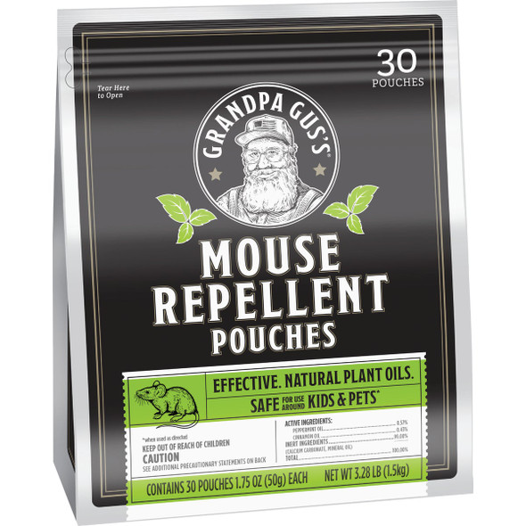 Grandpa Gus's Granular All Natural Mouse Repellent Pouch (30-Pack) GPP-30-6