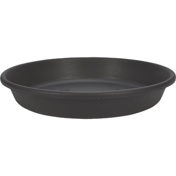 HC Companies 10 In. Black Classic Saucer PCS10005G18