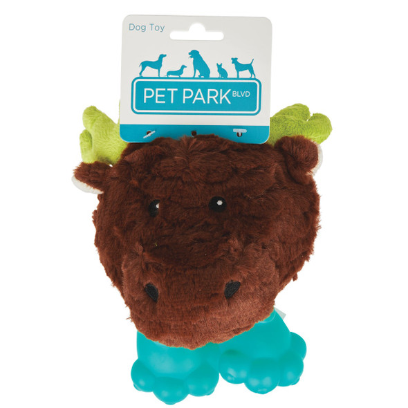 Boss Pet Pet Park Blvd Footies Moose Dog Toy