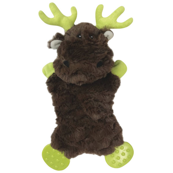 Boss Pet Pet Park Blvd Flatties Moose Dog Toy US2206 16 Boss Pet Pet Park Blvd Flatties Moose Dog Toy US2206 16