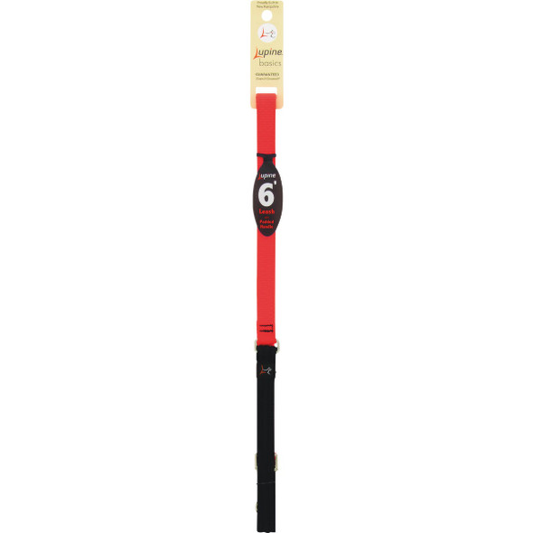 Lupine 3/4 In. x 6 Ft. Traditional Solid Blaze Orange Dog Leash 52509