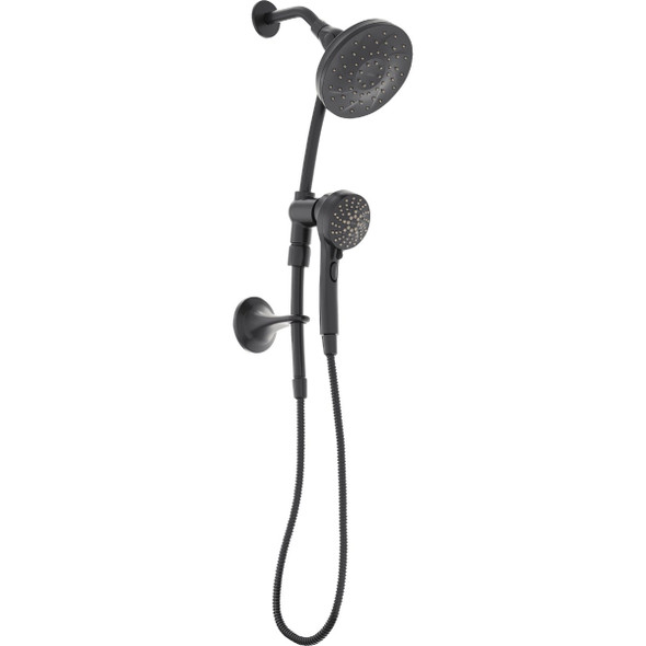 Moen 6-Function Matte Black 6-1/2 In. Dia. Spray Head Hand Shower 28501EPBL