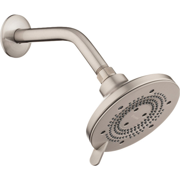 Brondell Nebia Yuba 5-Setting Fixed Showerhead, Brushed Nickel NE80-SH-BN