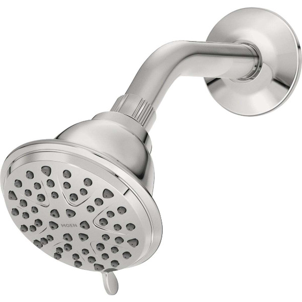 Moen Attune 8-Spray Pattern 4 In. Wall Mount Fixed Shower Head, Chrome 218W0
