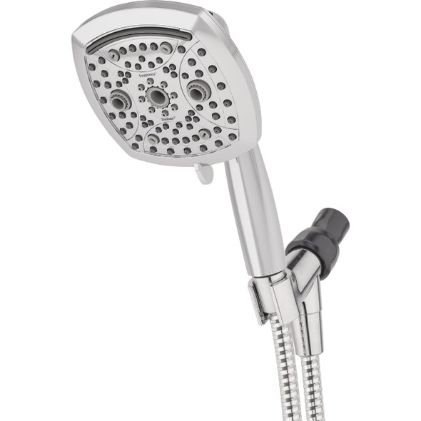 Oxygenics Contour 9-Spray 1.8 GPM Handheld Showerhead, Chrome 87177