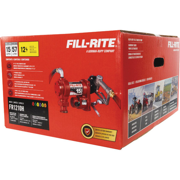 Fill-Rite 15GPM 12V DC Fuel Transfer Pump Fill-Rite 15GPM 12V DC Fuel Transfer Pump