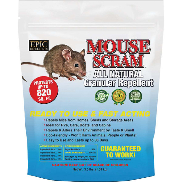 Mouse Scram 3.5 Lb. Mouse Repellent 3004