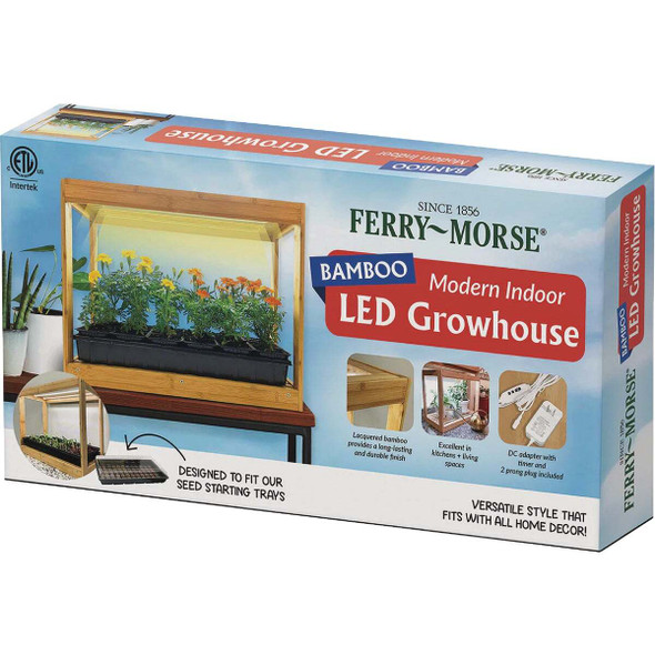 Ferry Morse Bamboo Modern Indoor LED Growhouse KBAM Pack of 5