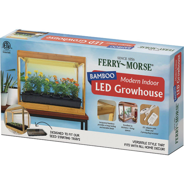 Ferry Morse Bamboo Modern Indoor LED Growhouse KBAM Pack of 5