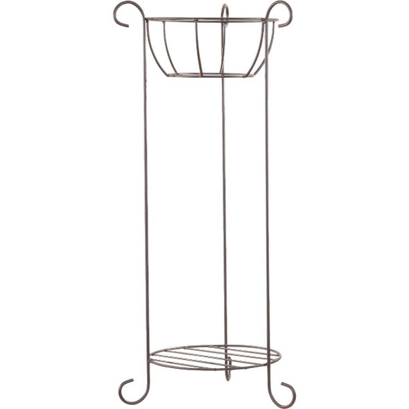American Gardenworks 36 In. H. Black Powder Coated Steel Plant Stand GPST