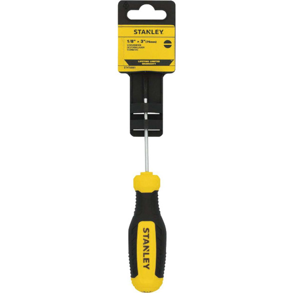 Stanley 1/8 In. x 3 In. Slotted Screwdriver STHT60801
