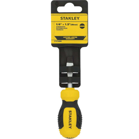 Stanley 1/4 In. x 1.5 In. Slotted Screwdriver STHT60800