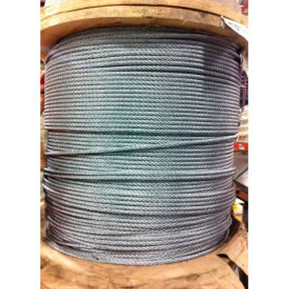 Southern Wire 250' 3/32"" Diameter 7x7 Galvanized Aircraft Cable