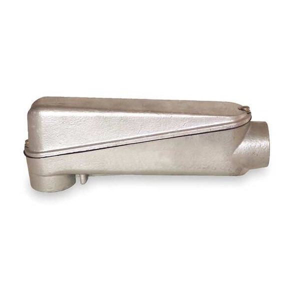 Hubbell Killark Conduit Outlet Body,Aluminum,LB MOLBD-6