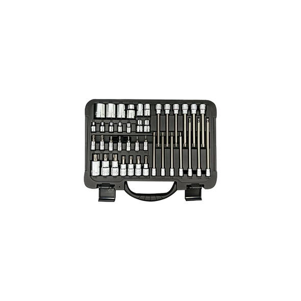40 PC. ELITE TORX MASTER DRIVER AND SOCKET SET - S2 STEEL TMS40