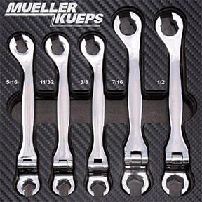 Line Wrench Kit 5pcs. SA E 457705SAE