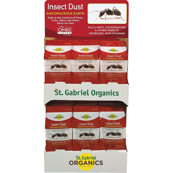 St. Gabriel Organics 20 Oz. Insect Dust Diatomaceous Earth Display (18-Piece)