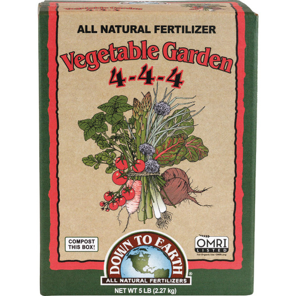 Down To Earth 5 Lb. 4-4-4 Vegetable Garden Mix DTE07854