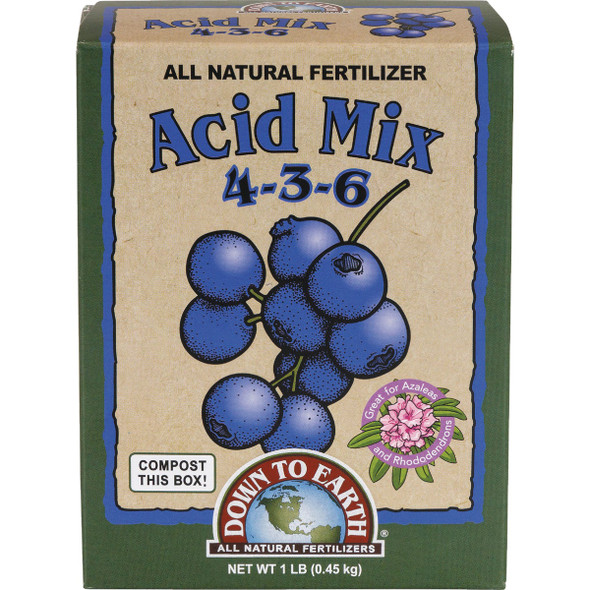 Down To Earth 1 Lb. 4-3-6 Acid Mix DTE17803