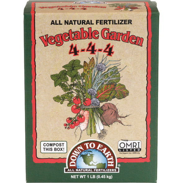 Down To Earth 15 Lb. 4-4-4 Vegetable Garden Mix DTE15854