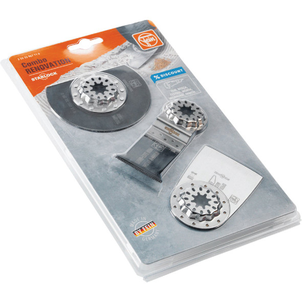 Fein Starlock E-Cut Renovation Pro Oscillating Blade Set (3-Piece)