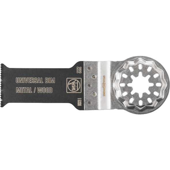 Fein Starlock E-Cut 1-1/8 In. Bi-Metal Metal/Wood Cutting Oscillating Blade