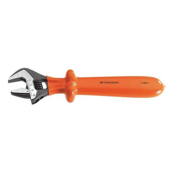 Facom Insulated Adjustable Wrench 10" FA-113.10TAVSE