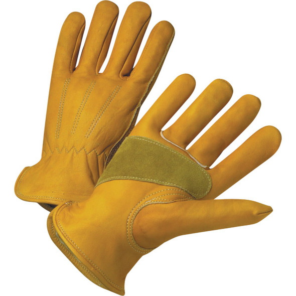 Boss Men's 2XL Grain Cowhide Leather Work Glove B81001-2XL
