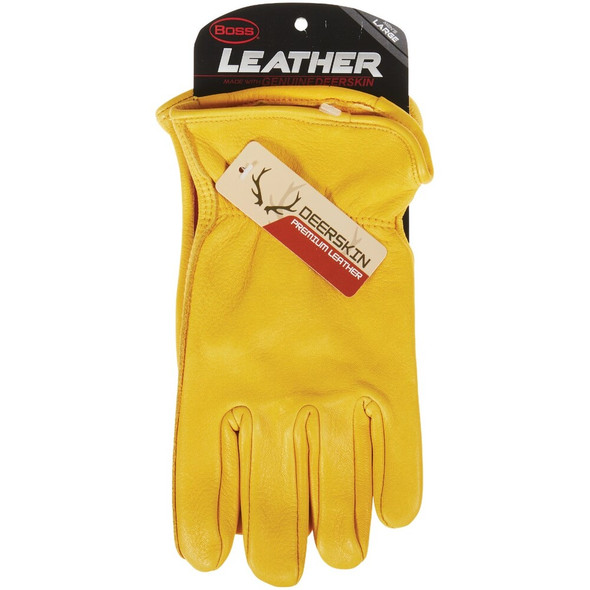 Boss Men's Large Premium Deerskin Leather Driver Glove B84081-L 740657