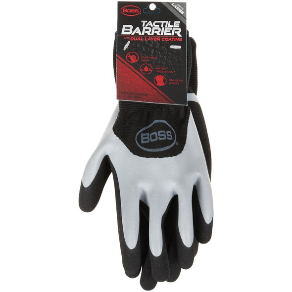 Boss Tactile Barrier Men's Large Dual Layer Coated Glove B32021-L 708583