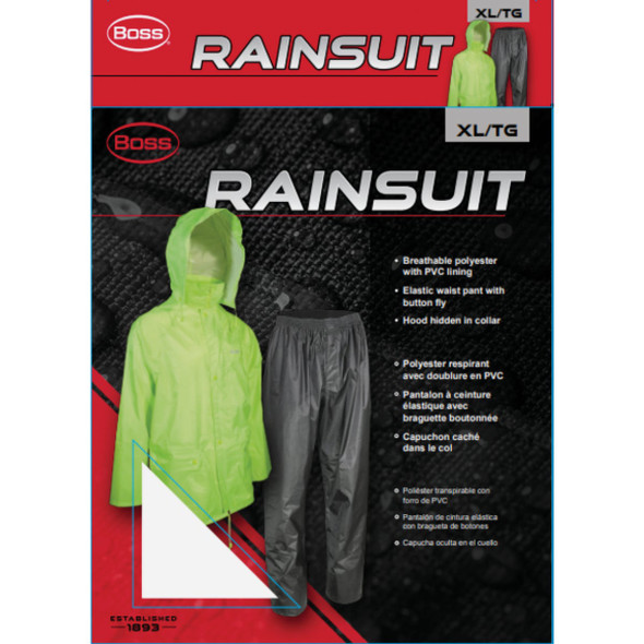 Boss XL Classic Rain Suit