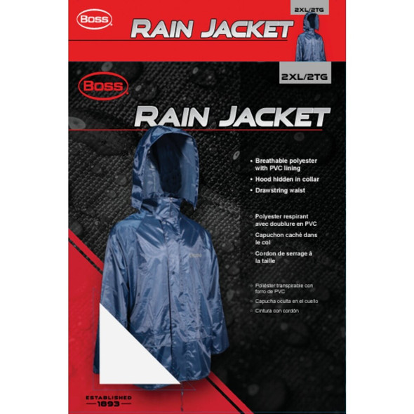 Boss 2XL Polyester Rain Jacket B44523-2XL 743354