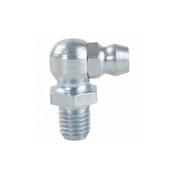 Westward Grease Fitting,45 Deg.,Stl,53/64" L,PK10 52NZ54