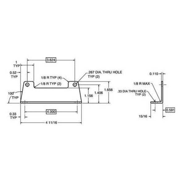 Dayton Mounting Bracket 2H630