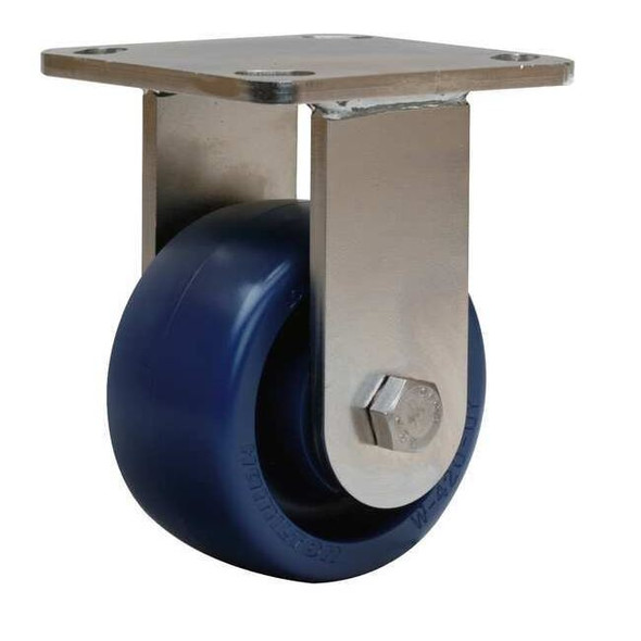Hamilton Plate Caster,Rigid,Polyurethane,5 5/8"H R-WHS-4UYSB