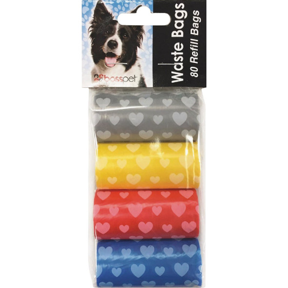 Boss Pet Dog Waste Pickup Bags (80-Pack) 52112