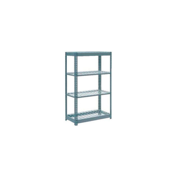 Global Industrial 4 Shelf Standard Duty Boltless Shelving Starter 36""Wx24""Dx72