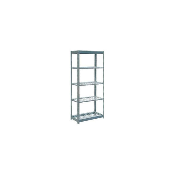 Global Industrial 5 Shelf Standard Duty Boltless Shelving Starter 36""Wx12""Dx60
