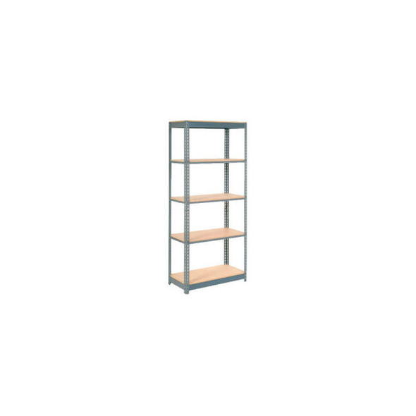 Global Industrial 5 Shelf Standard Duty Boltless Shelving Starter 36""Wx12""Dx60