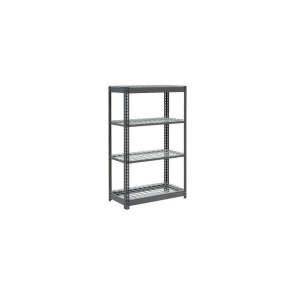 Global Industrial 4 Shelf Standard Duty Boltless Shelving Starter 36""Wx24""Dx60